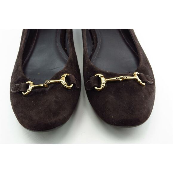 Geox Size 37.5 M Brown Round Toe Flats Leather Women - Picture 2 of 7
